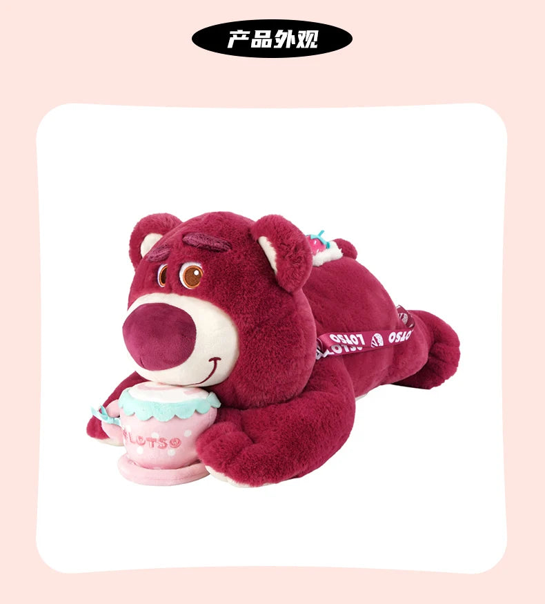53cm Disney Stitch Lying Plush – Kawaii Stuffed Toy Pillow, Perfect Birthday Gift for Kids or Her