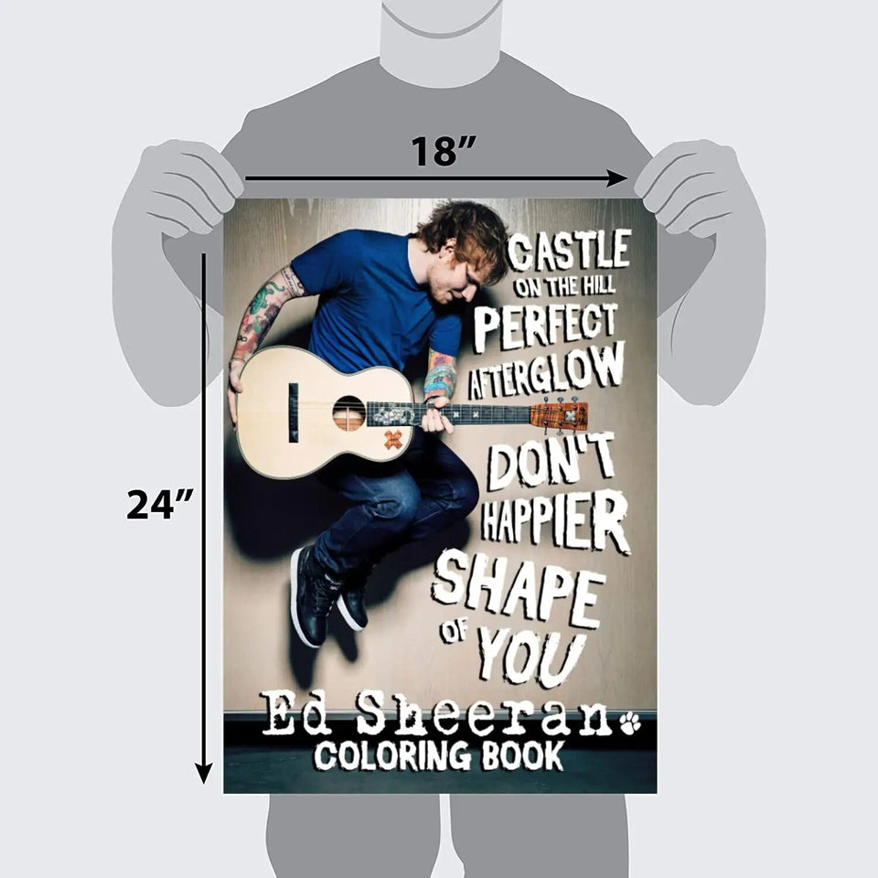 Ed Sheeran - Art Poster Wall Canvas