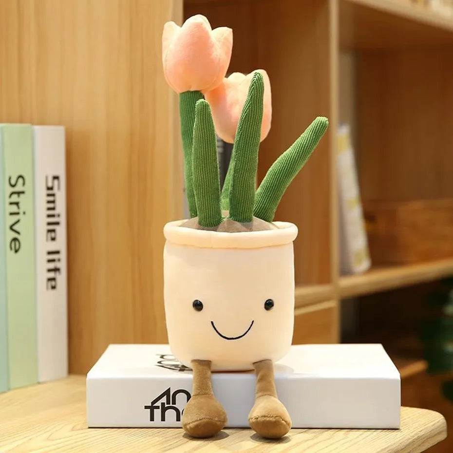 plush succulent plant Tulip and Succulent Plant Plush Toy – Music Chests