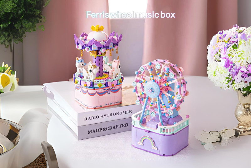 Carousel and Ferris Wheel - Jigsaw Music Chest