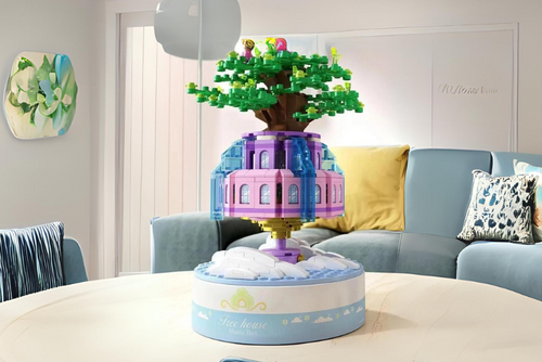 Castle In The Sky - Diamond Bricks Music Box