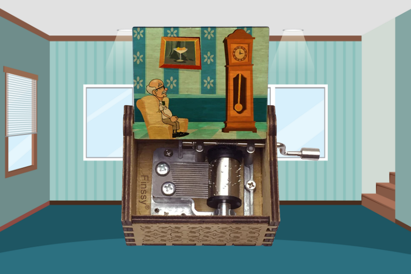 My Grandfather's Clock (Style 2) - Music Chest