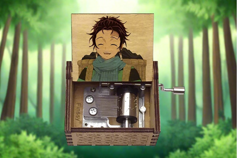 Demon Slayer (Gurenge) Wooden Music Chest