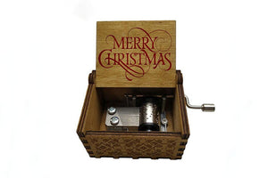 Christmas Holidays - Wooden Music Box