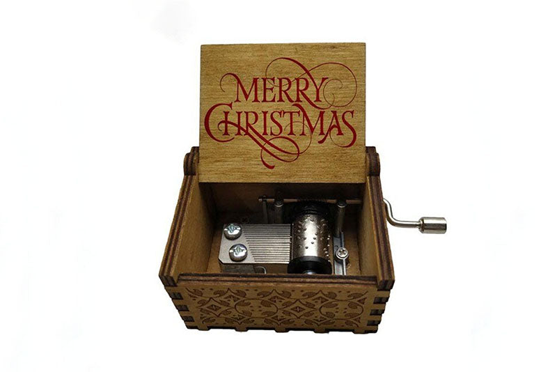 Christmas Holidays - Wooden Music Box
