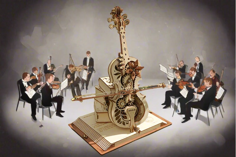 DIY Magic Cello - Mechanical Music Box