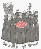 Naruto Shippuden's Akatsuki Collectible Acrylic Stand Figures (15cm)