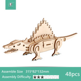 DIY Wooden 3D Assembly Puzzle Kit - Build Up Collectible Wooden Figure Toys