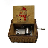 Christmas Holidays - Wooden Music Box