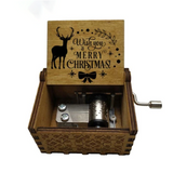 Christmas Holidays - Wooden Music Box