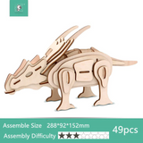 DIY Wooden 3D Assembly Puzzle Kit - Build Up Collectible Wooden Figure Toys