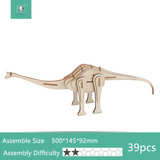 DIY Wooden 3D Assembly Puzzle Kit - Build Up Collectible Wooden Figure Toys