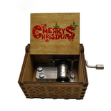 Christmas Holidays - Wooden Music Box