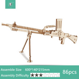 DIY Wooden 3D Assembly Puzzle Kit - Build Up Collectible Wooden Figure Toys