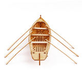 DIY Row Boat Wooden Ship Building Kit - 3D Puzzle Decoration Sailboat Toys