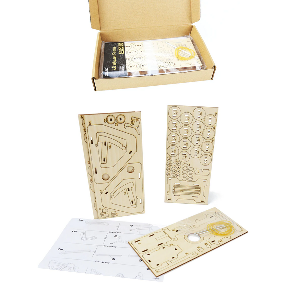 DIY Wooden Catapult And Ballista Toy Kit - Mechanical Assembly Puzzle Toy