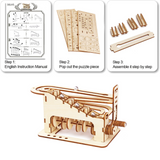 DIY Mechanical Maze Ball Marble Run - 3D Wooden Puzzle Kit