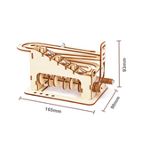 DIY Mechanical Maze Ball Marble Run - 3D Wooden Puzzle Kit