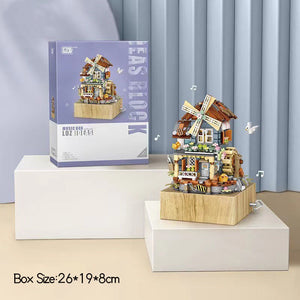 Creative Lego Castle Blocks Music Box