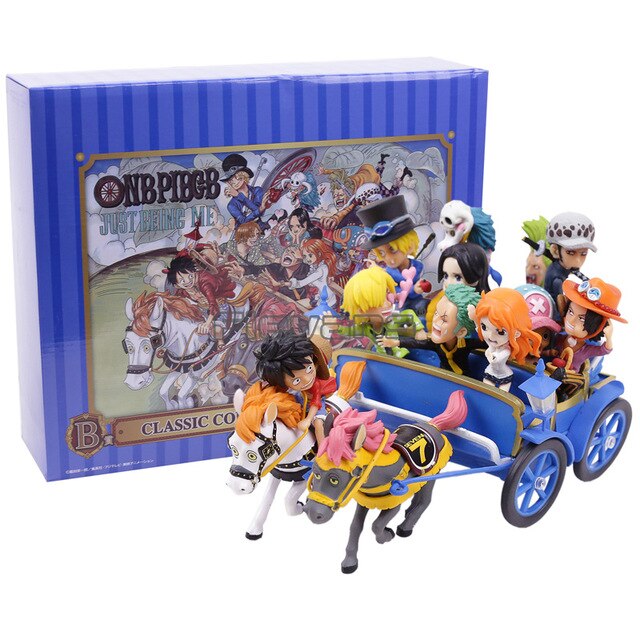 Funny Anime One Piece Characters on Horse Carriage