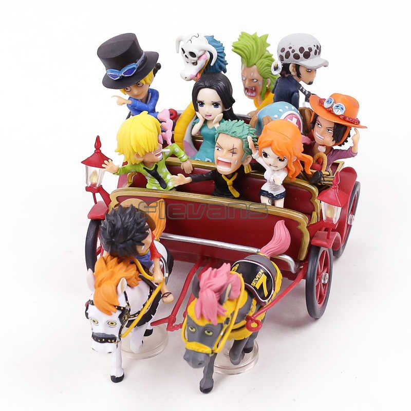 Funny Anime One Piece Characters on Horse Carriage