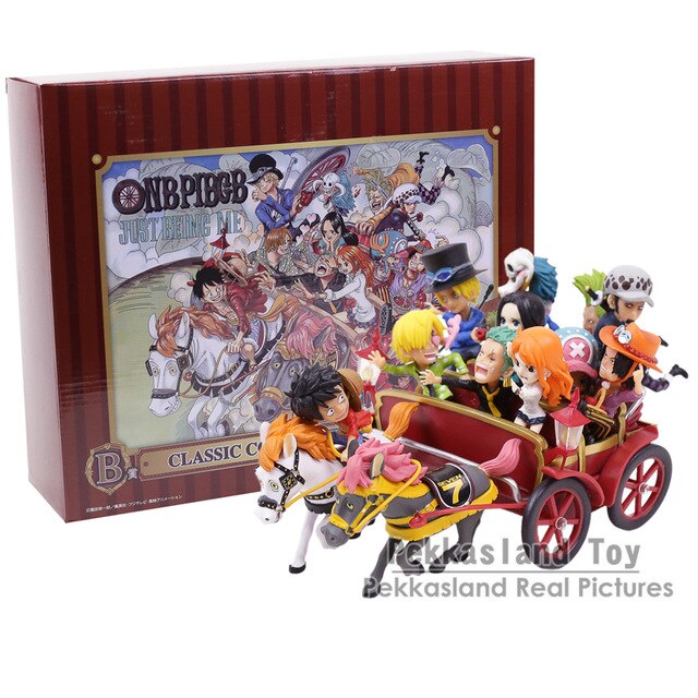 Funny Anime One Piece Characters on Horse Carriage