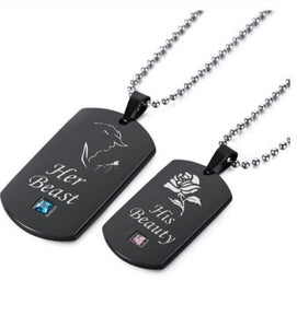 Beauty and the Beast Necklace