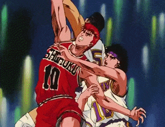 Slam Dunk Action Figures - Funny Rukawa & Sakuragi
