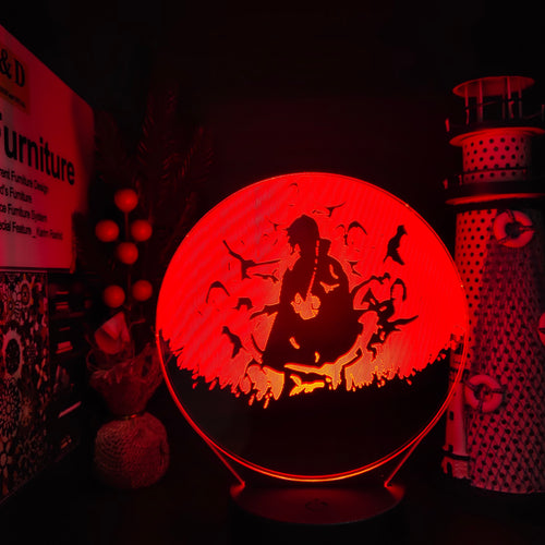 Itachi, Pain, Gaara, Neji & Jiraiya 3D LEDIllusion Nightlights - Naruto Collectible Lamps