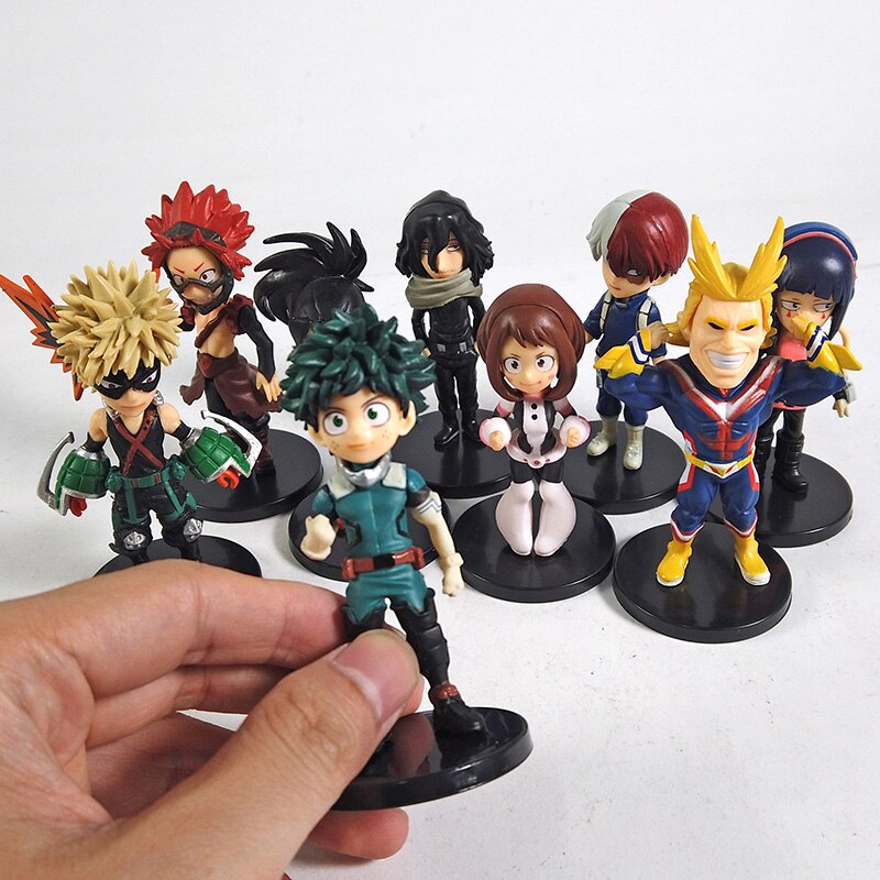 My Hero Academia Collectible PVC Action Figure Toy Model Bundle
