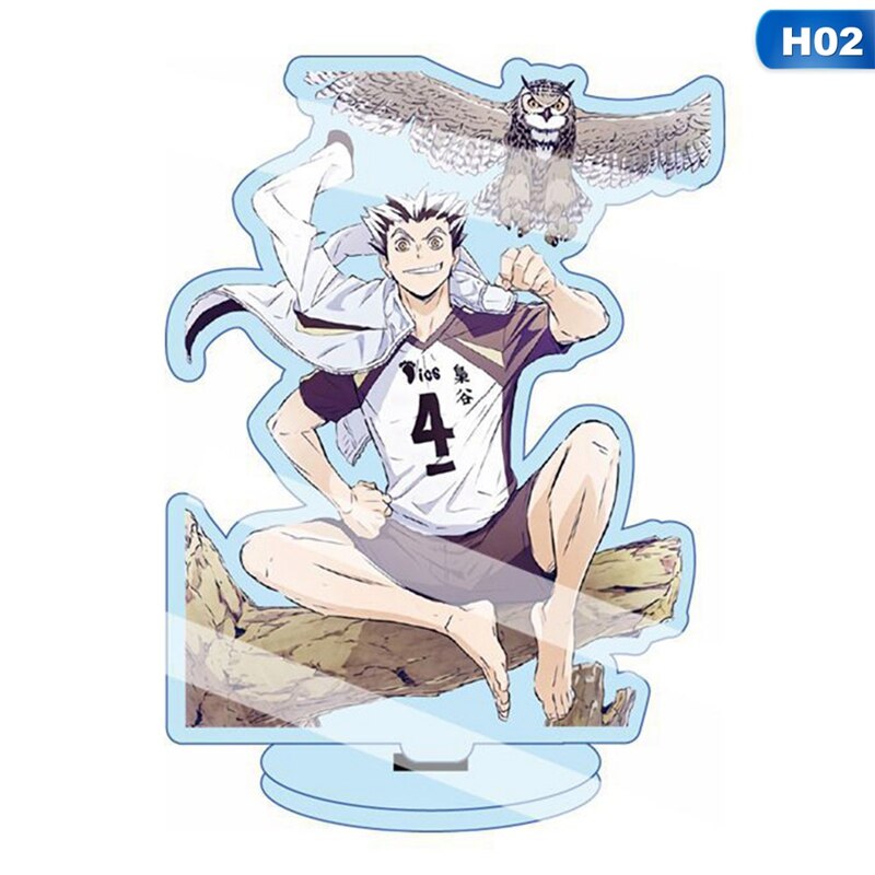 Anime Haikyuu Figures Desk Plate Acrylic Stand Model Collection (13cm)