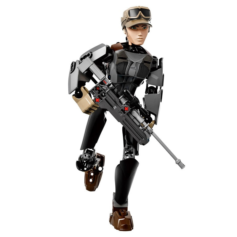 Star Wars Buildable Figure Collectible Character Action Figures Toy Gifts For Kids