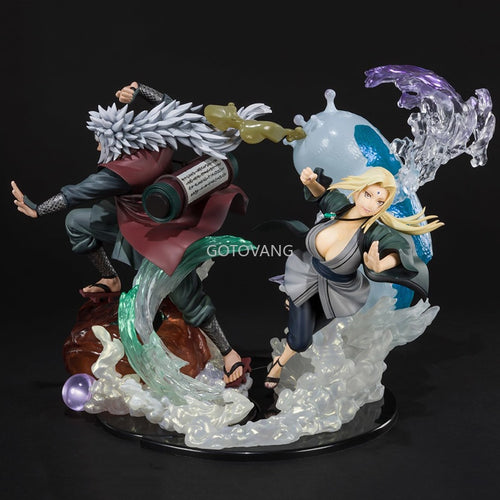 Naruto Shippuden's Legendary Sannin Jiraiya & Tsunade Collectible PVC Action Figure