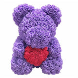 Teddy Bear Rose - Artificial Flowers Rose Bear for Women Valentines Wedding Gift