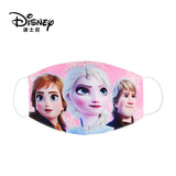 Frozen Washable Cotton Face Masks for Children Anti-Dust Protective Masks for Boys & Girls