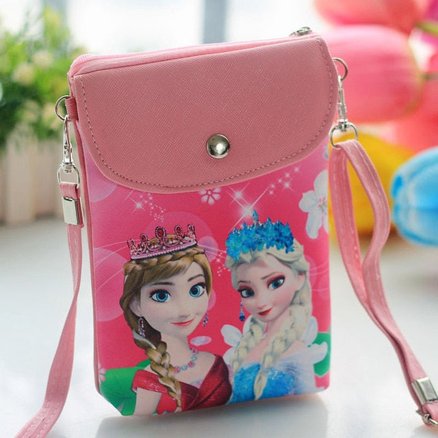 Frozen 2 Princess Messenger Leather Bag Cute Snack Bag Gift for Girls