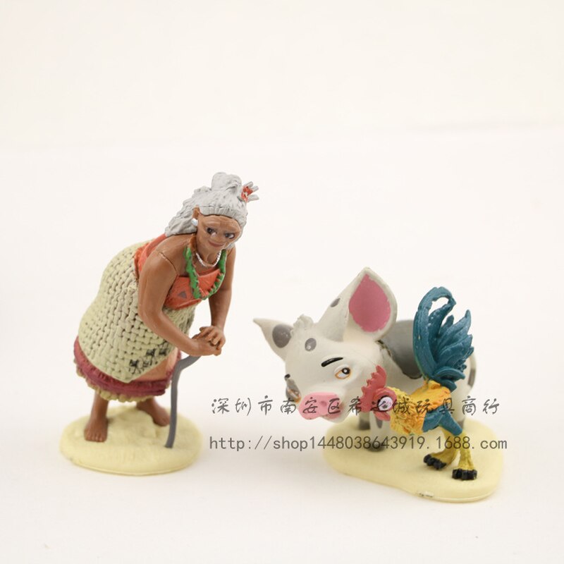 Moana Characters Collectible Figure Toy Bundle Gift for Kids