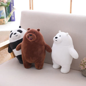 Cartoon Network's Cute We Bare Bears Collectible Plush Toy Gift for Kids   (10cm-50cm)