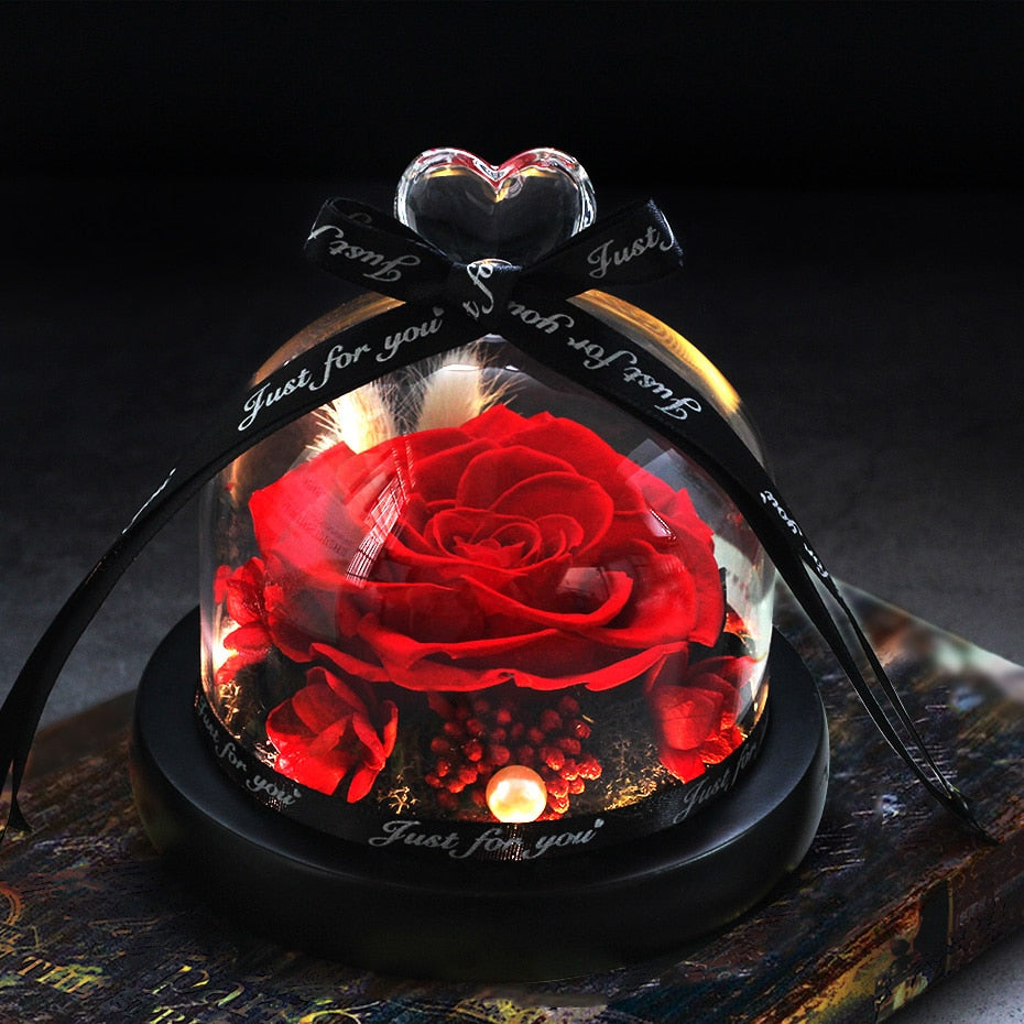 The Beauty and Beast Eternal Rose Anniversary Gift