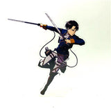 Anime Attack on Titan Levi Ackerman Acrylic Collection - Collectible Action Figure Model (16cm)