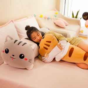 Adorable Cat Pillow Plush Toy - Soft Stuffed Plush Animal Toy Gift