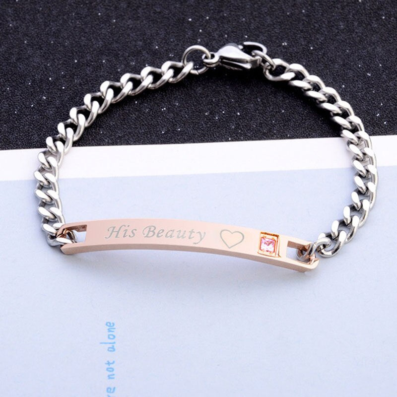 Beauty Beast Couple Bracelets