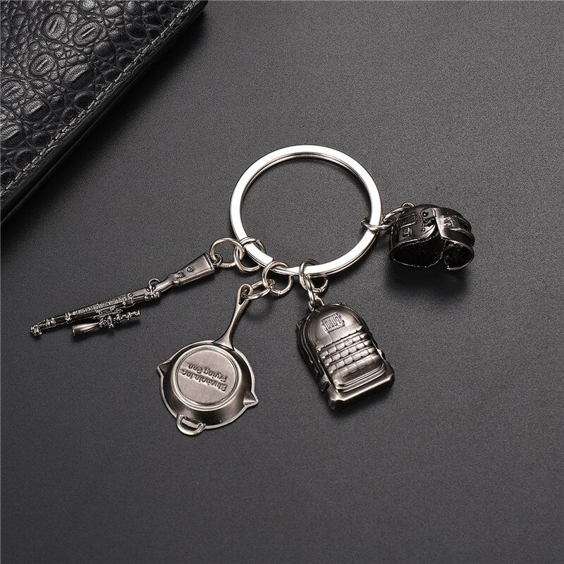 PlayerUnknown's Battlegrounds Collectible Iconic Design Keychains