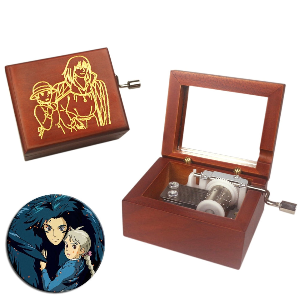 Howl's Moving Castle - Merry Go Round Of Life Theme Hand Crank Music Chest Box (Style 1)