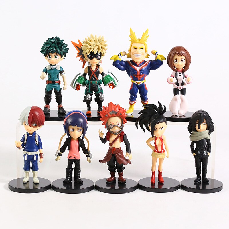 My Hero Academia Collectible PVC Action Figure Toy Model Bundle