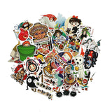 Collectible Studio Ghibli Animation Cute Stationery Character  Stickers For Car, Laptop, Notebook, Luggage and more Cute Memorable Gifts - 1 set 50 stickers