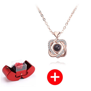 Love Apple Jewelry Box - Rose Flower Gift Boxes