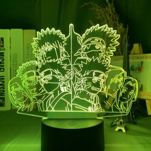 Naruto Shippuden Collectible Acrylic LED Night Lamp