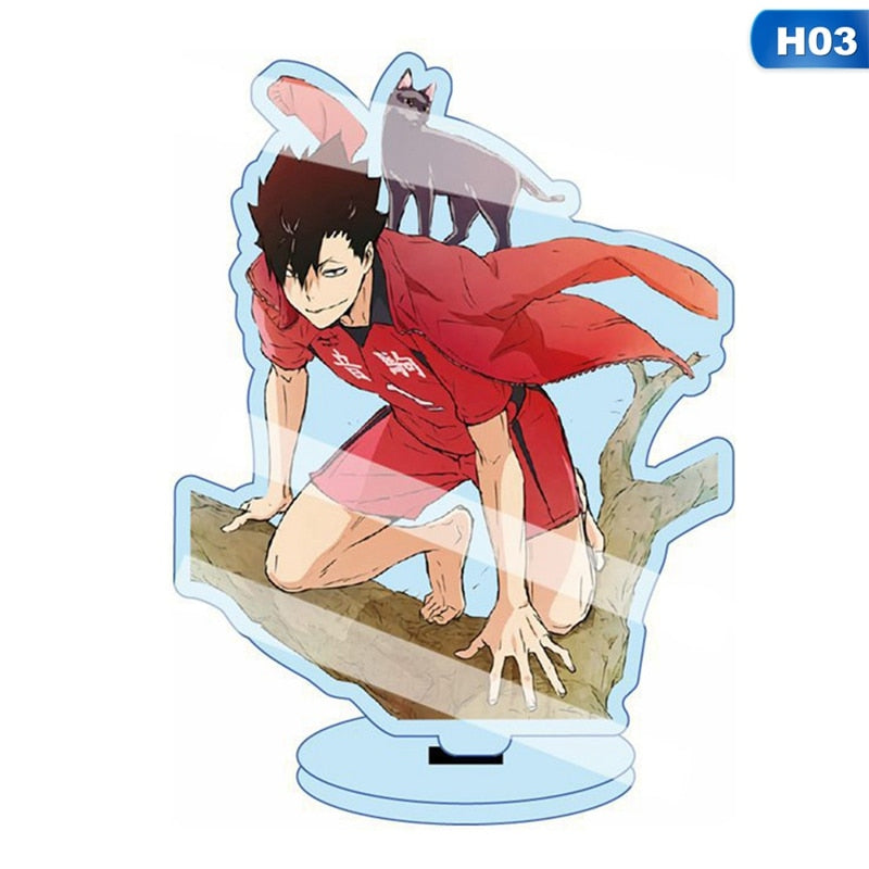Anime Haikyuu Figures Desk Plate Acrylic Stand Model Collection (13cm)