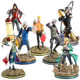 Naruto Shippuden Collectible PVC Figures - Anime Figurine Perfect Collectible Gift for Fans (Hashirama Senju, Tobirama Senju, Tsunade Senju, Hiruzen Sarutobi, Kakashi Hatake, Minato Namikaze & Naruto Uzumaki)